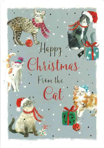 Picture of HAPPY CHRISTMAS FROM THE CAT CARD